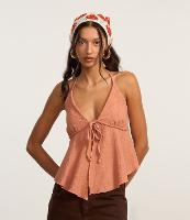 Blusa Texturizada com Amarração Frontal - 2