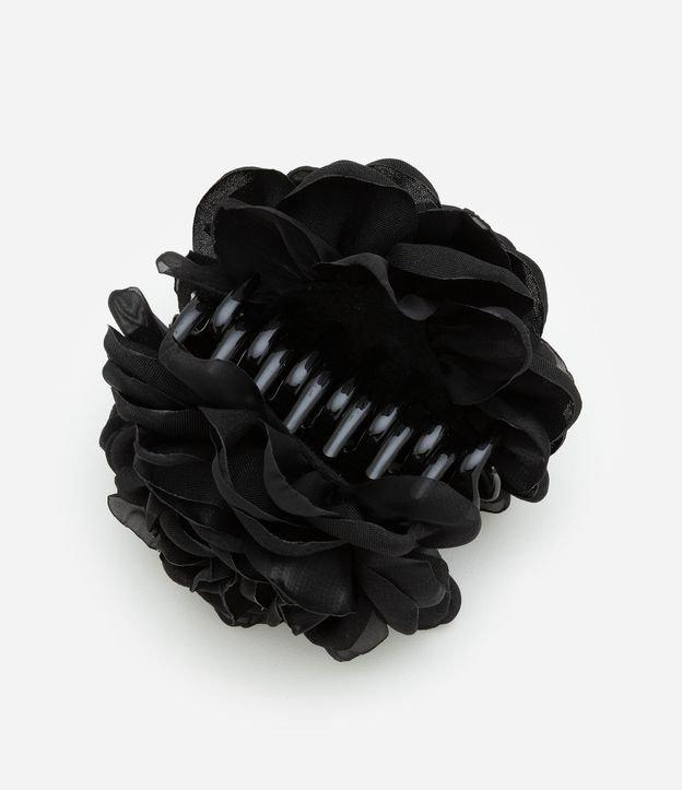 Piranha De Cabelo com Forma de Rosa em Tecido - 1