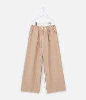 Calça Reta Infantil Alfaiatada com Cós Contrastante - Tam 5  14 Anos - 1