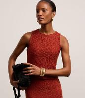 Blusa sem Mangas em Tricô Texturizado - 3