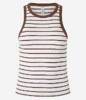 Regata em Ribana Listrada com Viés Contrastante - 1