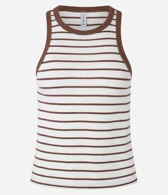 Regata em Ribana Listrada com Viés Contrastante