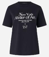 Camiseta Slim em Algodão com Estampa New York Atelier - 1
