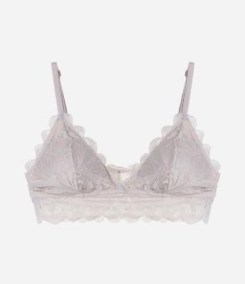 Sutiã Top em Renda Floral