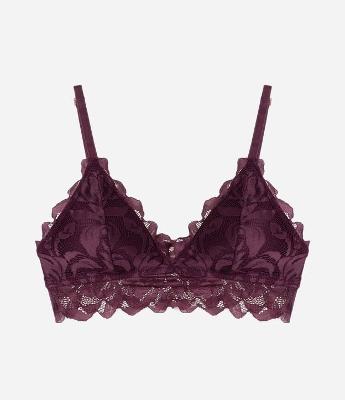 Sutiã Top em Renda Floral