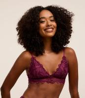 Sutiã Top em Renda Floral - 2