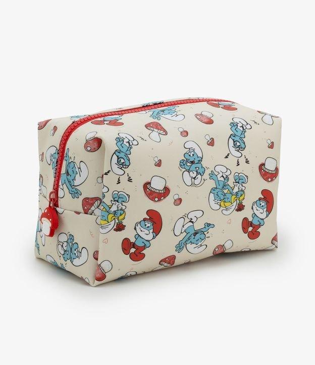 Nécessaire Retangular Média com Estampa do Smurf - 1
