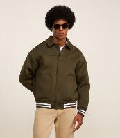 Jaqueta Bomber Tech com Detalhes Contrastantes - 1