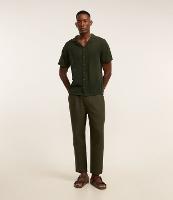 Calça Relaxed em Alfaiataria com Textura e Bolsos - 2