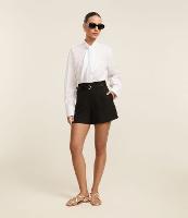 Short Alfaiatado Cintura Alta com Cinto Fino de PU - 2