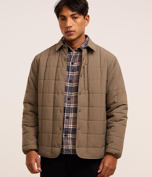 Jaqueta em Matelassê com Gola Polo - 2