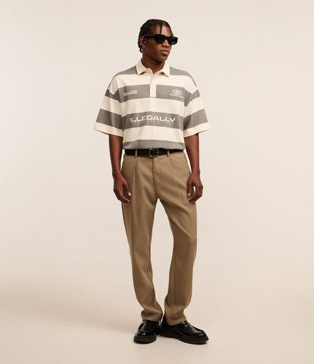 Calça Loose Alfaiatada com Pregas - 2