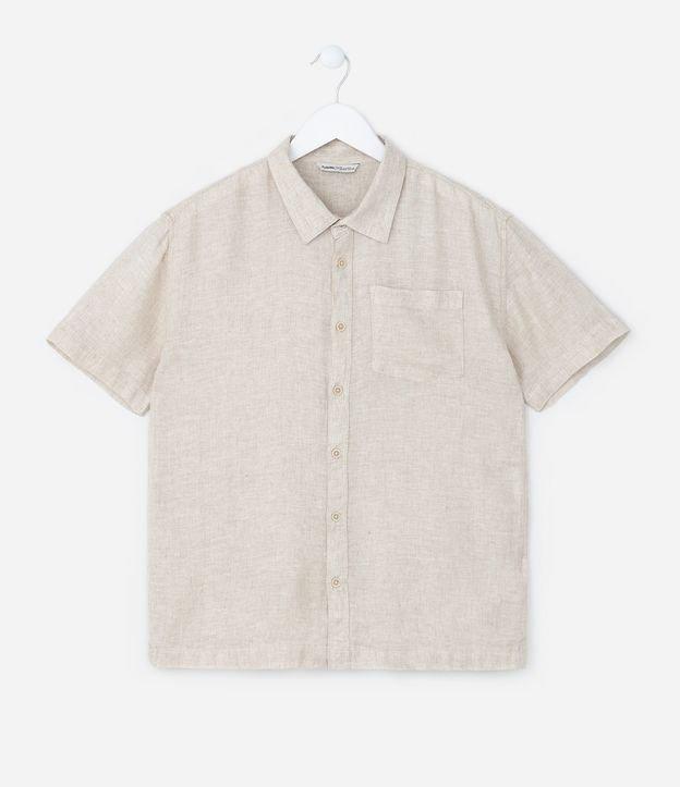 Camisa Infantil em Viscolinho com Bolso - Tam 5 a 14 Anos - 1
