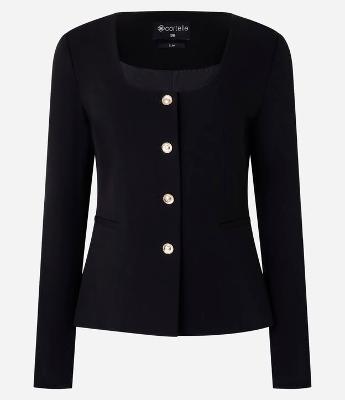 Blazer em Alfaiataria e Abotoamento Frontal