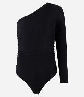 Body em Ribana com Um Ombro Só e Franzidos - 1