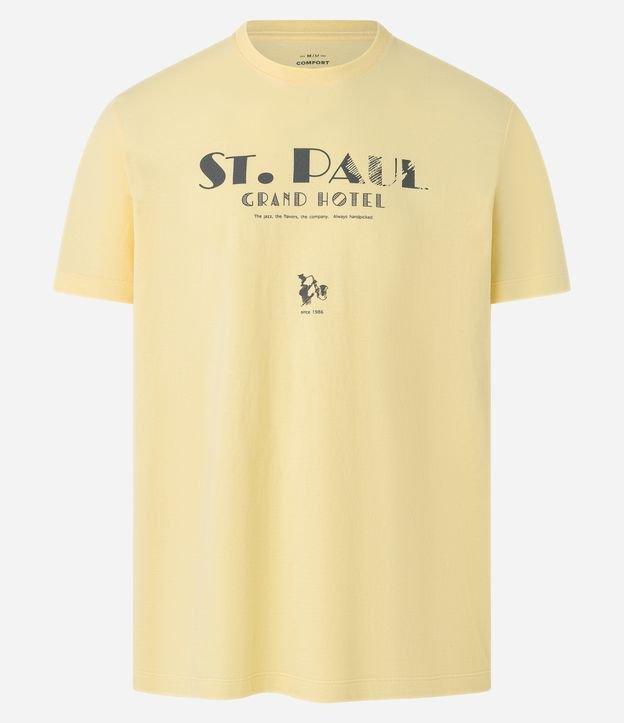 Camiseta Comfort em Algodão com estampa Lettering - 1