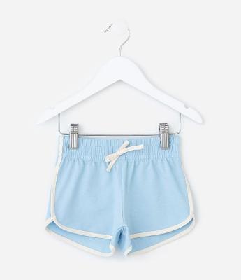 Short Runner Infantil com Detalhes Contrastantes - Tam 1 a 6 Anos