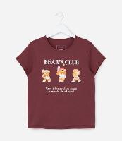Camiseta Infantil com Estampa Ursinhas Tenistas - Tam 5 a 14 Anos - 1