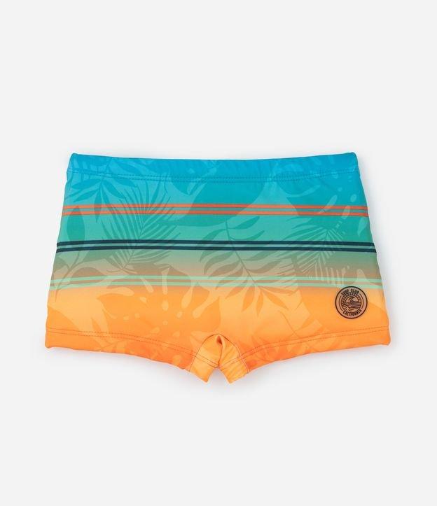 Sunga Infantil com Proteção UV e Estampa Degradê - Tam 5 a 14 Anos - 1