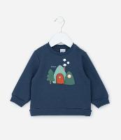 Casaco Infantil com Estampa Interativa Ursinho - Tam 0 a 18 meses - 1