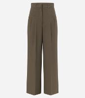 Calça Wide Leg em Alfaiataria com Pregas e Cinto - 1