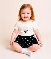 Conjunto Infantil com Estampa Florzinhas - Tam 0 a 18 meses - 2