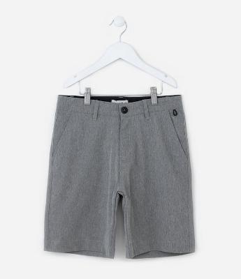 Bermuda Infantil em Microfibra com Bolsos - Tam 5 a 14 Anos