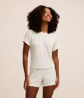 Pijama Short Doll em Viscose com Estampa Listrada e Xadrez - 2