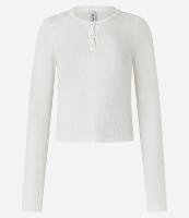 Blusa em Ribana com Botões no Decote - 1