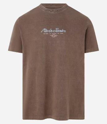 Camiseta Comfort em Algodão com Estampa Lettering Rio de Janeiro Estonada