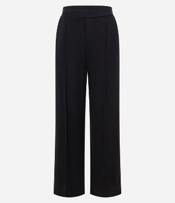 Calça Reta em Ponto Roma com Cós Alfaiatado