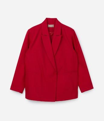 Blazer com Ajuste Coleção Rita Carreira Curve & Plus Size