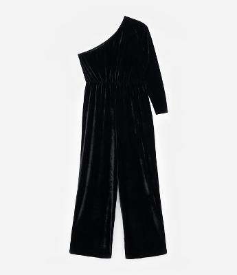 Macacão em Veludo Coleção Rita Carreira Curve & Plus Size