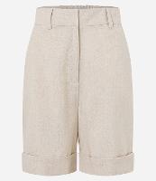 Bermuda Reta Alfaiatada com Barra Italiana - 1