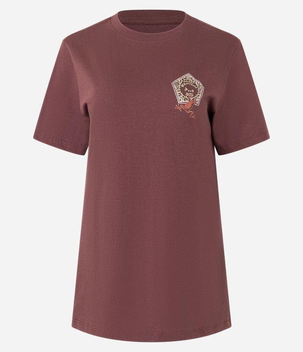 Camiseta Alongada em Algodão com Estampa Harry Potter - 1