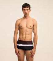 Sunga em Microfibra com Blocos de Cor - 1