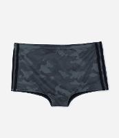 Sunga em Microfibra com Estampa Camuflada com Aplicação Lateral - 1