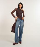 Calça Baggy em Jeans - 2