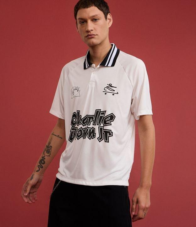 Camisa Polo Boxy com Estampa do Chalie Brown Jr - 2