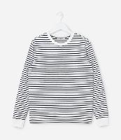 Camiseta Infantil com Estampa Listras a Fio Tinto - Tam 5 a 14 Anos - 1