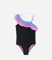 Maiô Infantil com Proteção UV e Babadinhos - Tam 5 a 14 Anos - 1