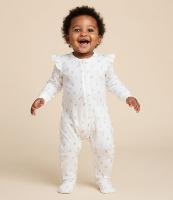 Macacão Infantil em Plush com Babadinhos - Tam 0 a 18 meses - 3