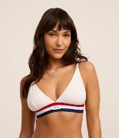 Sutiã Top Sem Bojo Seamless com Elástico Listrado - 1