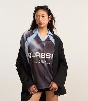 Camiseta Oversized em Algodão Esportiva com Gola Polo e Lettering Classic - 1