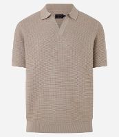 Camisa Polo Regular em Tricô com Textura - 1