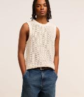 Regata Regular em Tricô com Viés em Ribana - 2