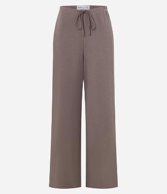 Calça em Ribana com Amarração no Cós