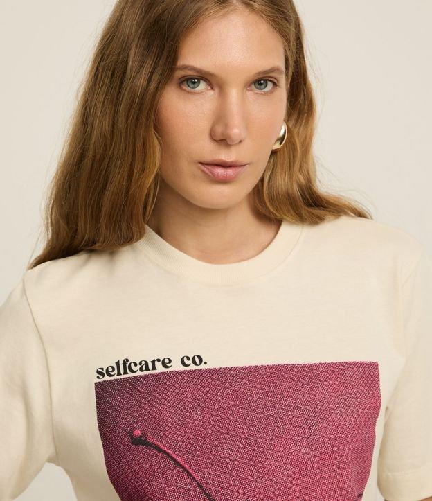 Camiseta em Algodão com Estampa Drink de Cereja - 2