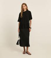 Camiseta Boxy em Algodão com Renda na Barra - 2