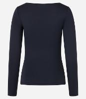 Blusa Regular em Poliamida com Decote Canoa - 1